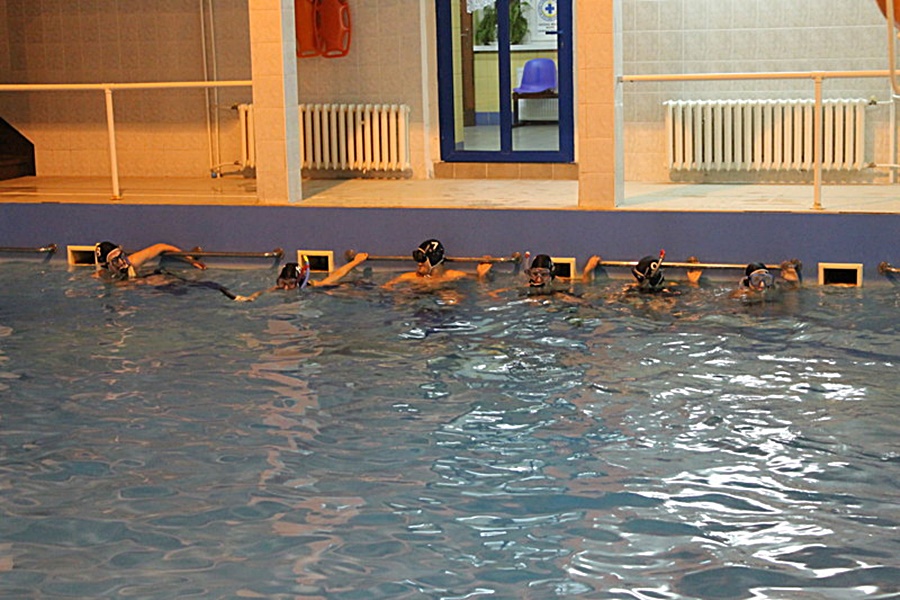 Hokej pod wodą Walenie Sparing XII 2013